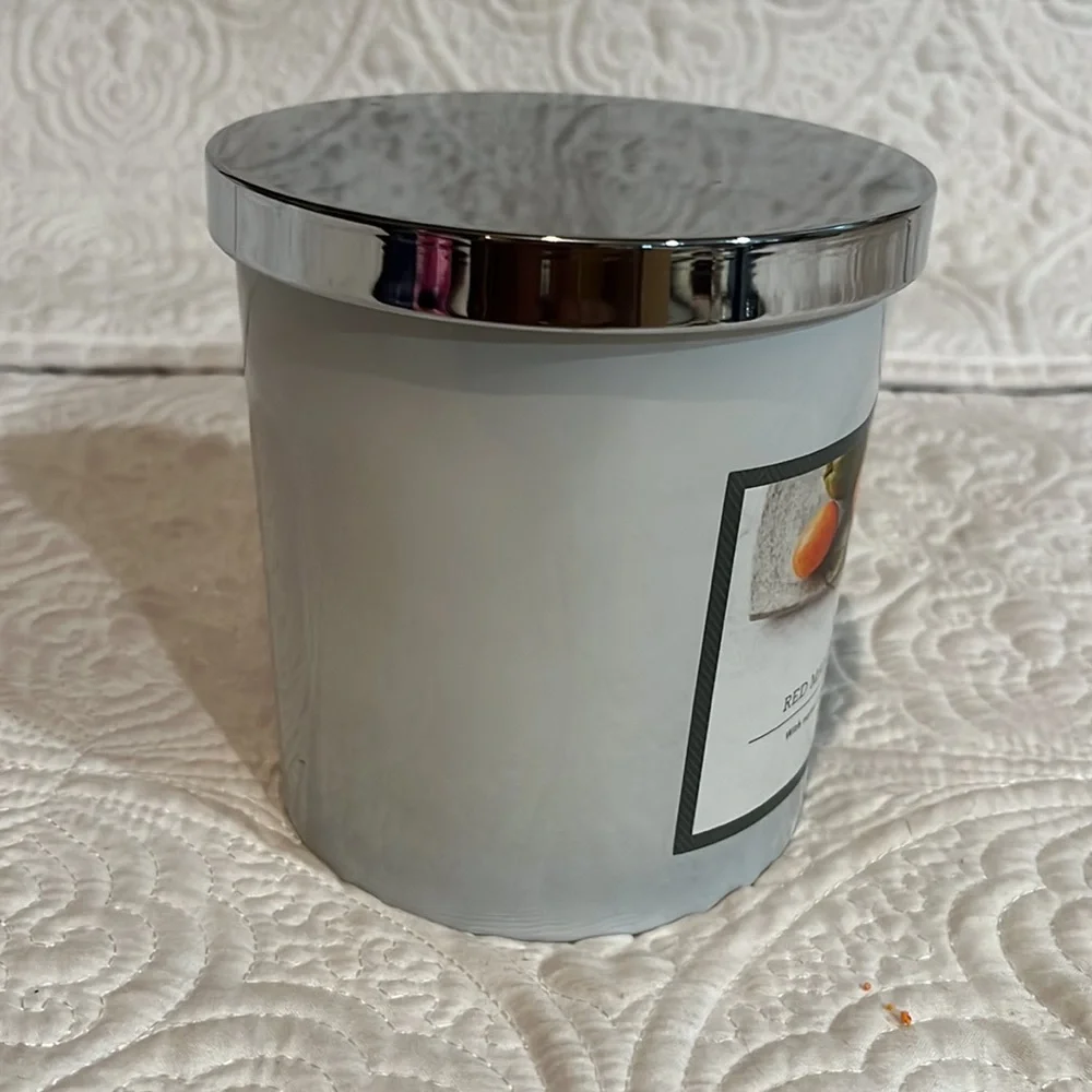Threshold Red Mandarin & Guave 3 wick candle, new‎